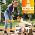 thumbnail image 1 of Thehsnt 58cc 20 Inch Gasoline Chainsaw,High Power Gas-powered Fast Cutting Gas Sawing , Handheld Cutting Wood Machine, 1 of 10