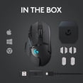 thumbnail image 3 of Logitech G502 Lightspeed 16000 DPI Wireless Optical Gaming Mouse Black, 3 of 9