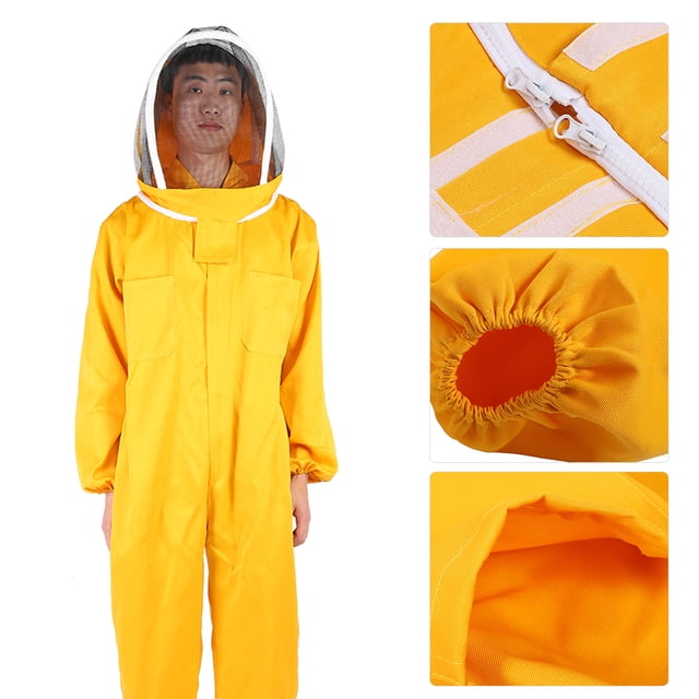 Beekeeping Supplies, Polyester Cotton Material Beekeeping Suit With Mesh Veil Not Stuffy Beekeeping Jacket, Beekeeping Jacket Beers For Home