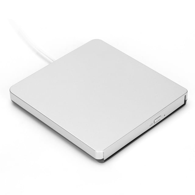 USB2.0 External CD Drive, DVD Player For Laptop Unique Round Silica Gel Design No External Drive And Power Supply Required For Home For Office