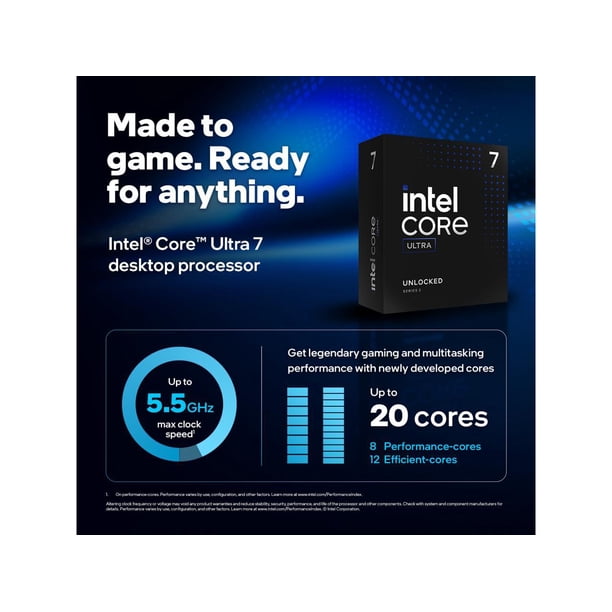 Intel Core Ultra 7 265KF - Core Ultra 7 (Series 2) Arrow Lake 20