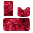 thumbnail image 1 of Dvruxg Soft Bathroom Carpet 3 Piece Bathroom Rugs and Mats Sets Non-Slip Mat Set Toilet Mat Set Bath Mats Set 3 Piece Set,with U-Shaped Toilet Floor Mat Non Slip Rugs, 1 of 5