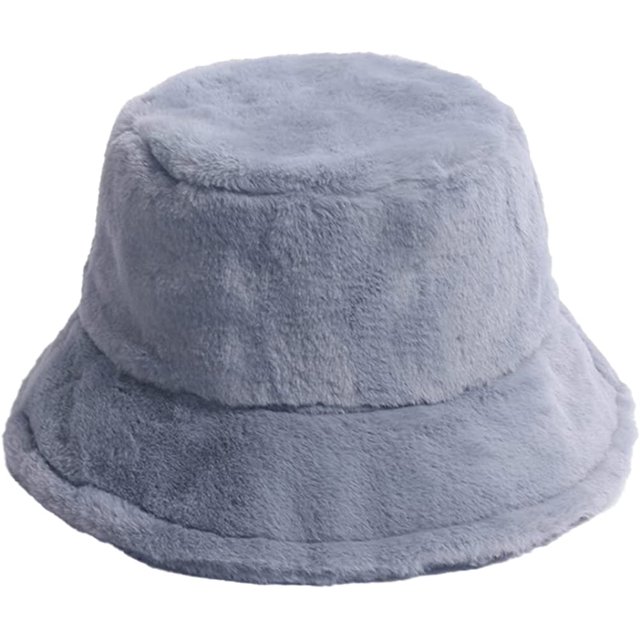 LinYooLi Bonnet Seau pour Femmes, Chapeau Doux et Moelleux, Bonnet d'Hiver Épais et Tendance