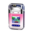 thumbnail image 2 of Big Savings! Creative Gradient Color Lighter, Outdoor Windproof Lighter with Double Arcs, Cool Transparent Lighter for BBQ, Camping, and Fire Starting, 2 of 6