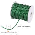 thumbnail image 3 of Unique Bargains Beading Thread Bracelet Weave Bead Craft Cord 3mm 39M/Roll (42-Yards) Decorative String, Green, 3 of 7