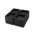 thumbnail image 2 of BTSD-home Bed Risers 3 or 6 Inch Heavy Duty Stackable Furniture Risers for Sofa Table Couch Chair Bed Raisers Blocks 4 Pack Black, 2 of 5