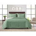 thumbnail image 1 of Mainstays All in One Lightweight Quilt Set and Sheet Set -7 Piece, Full, Green Floral, 1 of 14