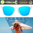 thumbnail image 3 of Joopin Lunettes de Soleil Carrées Unisexes Polarisées, Bleu, 3 of 7