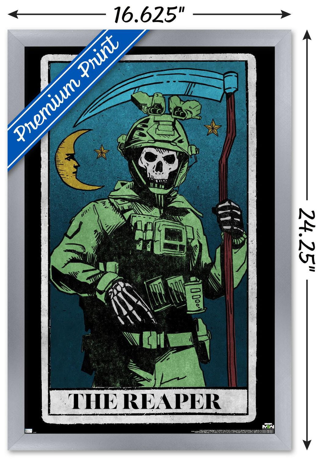 Call of Duty: Modern Warfare 2 - Ghost Tarot Card Wall Poster