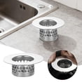 thumbnail image 1 of Stainless Steel Strainer And Drain Filter Universal Hair Catcher For Bathroom Wash Basin Clog Mesh Screen And Durable Drain Protector For Home Kitchen, 1 of 4