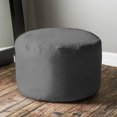 thumbnail image 5 of Jaxx Pouf Rond de 3 Pieds avec Housse Amovible, Charbon (Ensemble de 1), 5 of 5
