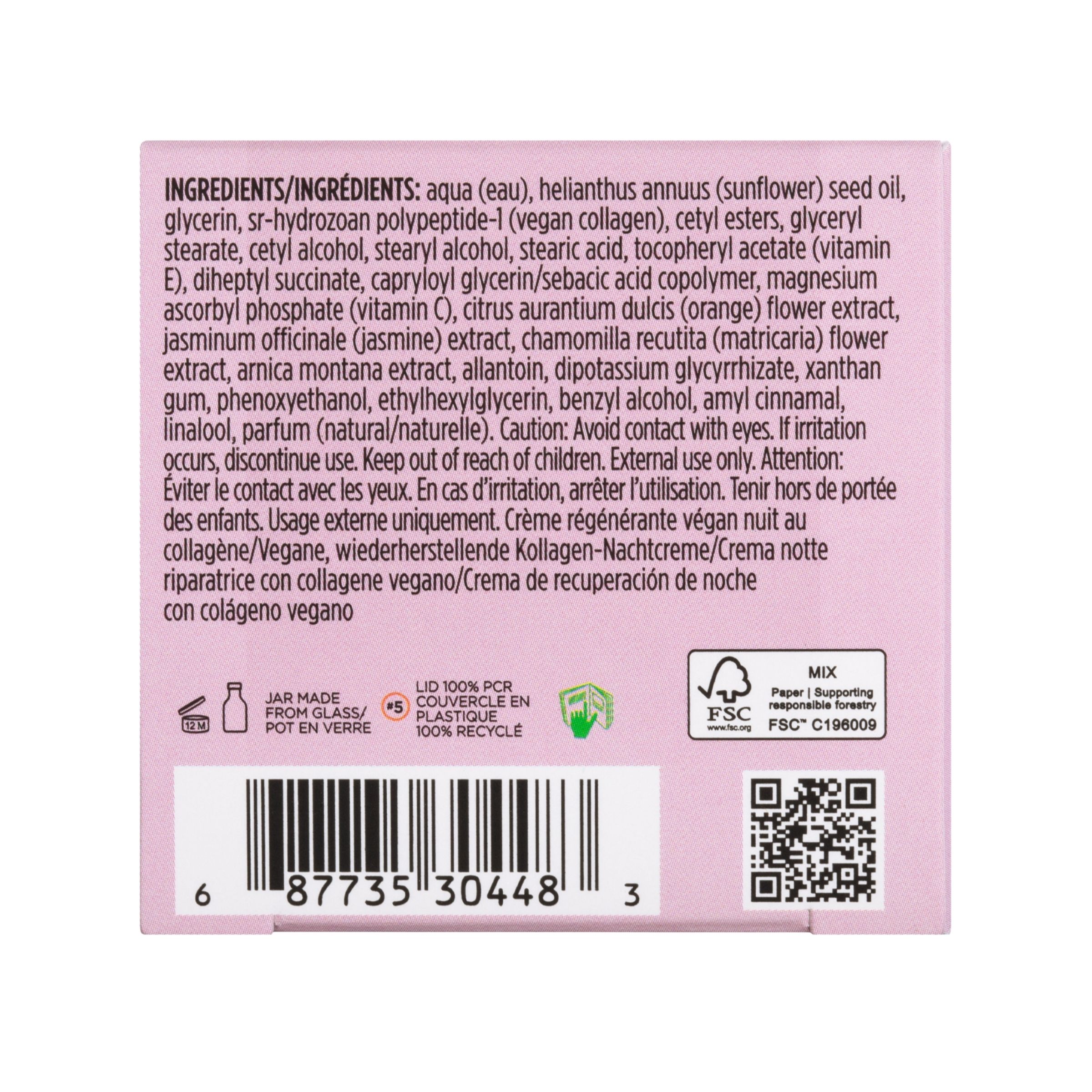 Pacifica - Vegan Collagen Overnight Recovery Cream - 50ml