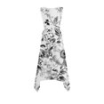 thumbnail image 4 of Ovzne Robes d'Été pour Femmes Robe Robes pour Femmes Sans Manches Col Rond à Cordon Décontractée à Volants Ligne A Mini-Robe Robe de Printemps Liquidation, 4 of 7