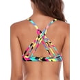 thumbnail image 4 of RELLECIGA Haut de Bikini Rehausseur pour Femme, devant Torsadé, Maillot de Bain à Armatures, 4 of 5