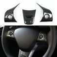 thumbnail image 1 of Garniture de Couvercle de Volant Élégante en Fibre de Carbone pour Tesla Model 3 Y, 1 of 7