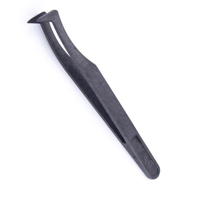 Greenne Anti-Static Carbon Fiber Tweezers Precision Maintenance Industrial Repair Tool