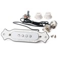 thumbnail image 4 of Prewired Active Pickup w/2 Sets Screws Knobs White Guitar Replacement Parts, 4 of 8