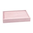 thumbnail image 2 of Jewelry Organizer Jewelry Storage Containers for Drawer Jewelry Display Holder Jewelry Drawer Insert for Bedroom Counter Shop , Pink Rings Tray, 2 of 8