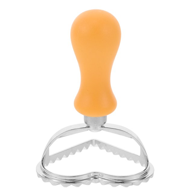 Miangastore Heart Shaped Ravioli Stamp Maker Zinc Alloy 1Pcs 3.9x2.9x2.8in