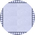 thumbnail image 1 of Ahgly Company Tapis Rond Lavable en Machine Intérieur Transitionnel Bleu Lavande, 8 Pieds Rond, 1 of 7