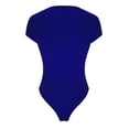 thumbnail image 3 of jovati T-Shirts pour Femmes Mode Mode pour Femmes Décontracté Col Rond Justaucorps Couleur Unie Aguichant T-Shirt à Manches Courtes Justaucorps à Manches Courtes pour Femmes T-Shirts pour Femmes à Manches Courtes, 3 of 6