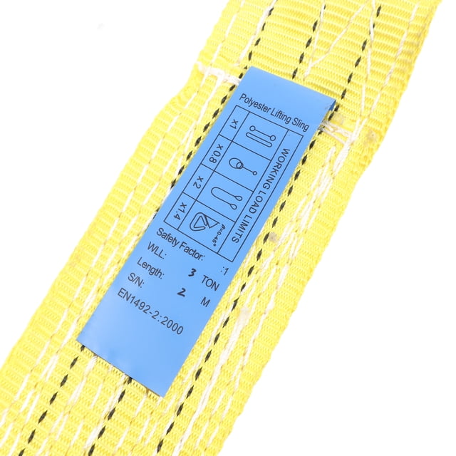 Corde de Levage Plate, 3t Corde de Levage Plate Sangle de Levage Confort Ultime