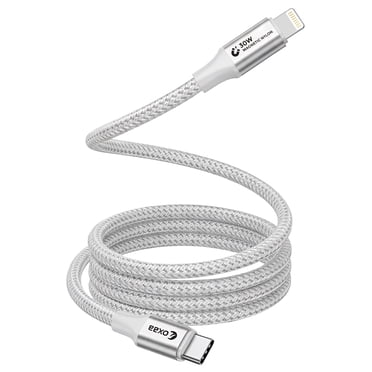 OXAA USB C to Lightning 30W Magnetic Cable– Fast Charging Cables MFI certified for iOS Devices