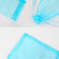 thumbnail image 4 of Sacs en Organza pour Cadeaux de Fête, Lot de 100, 7*9 cm, Bleu, 4 of 4
