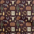 thumbnail image 1 of oneOone Tissu Polyester Spandex Bordeaux Tissu pour Robe de Cowboy Tissu Imprimé au Mètre 56 Pouces de Large, 1 of 5