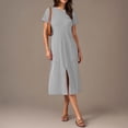 thumbnail image 3 of Womens Summer Dress Gradient Sleeveless V-Neck Maxi, 3 of 7