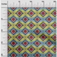 thumbnail image 2 of oneOone Georgette Viscose Multicolor Fabric Geometric Sewing Material Print Fabric by The Yard 42 Inch Wide, 2 of 4