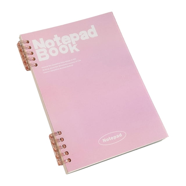 Clearance! beishanbush Notebooks for School Notebook Refillable Notebook and Filler Paper Notebooks College Ruled with Dividers Transparent Covers for Home School One Size Pink