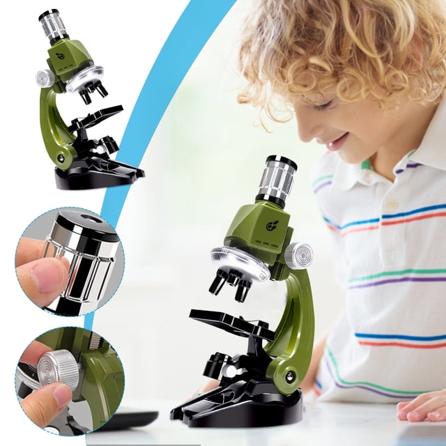 Big Save,HWRETIE Microscopes Clearance,High-Definition 1200 Times Microscope Toy Children's Scientific Experiment Educational Toys