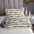 thumbnail image 3 of Erosebridal Cartoon Train Quilt Sets for Twin Size Bed, Railway Bed Set, Steam Engine Decor 2-Piece, 3 of 5