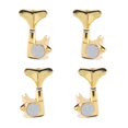 thumbnail image 4 of Maytalsory 2L2R Sealed Bass Tuning Pegs Machine Heads 4 Pcs Golden Set of, 4 of 5