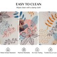 thumbnail image 5 of Oval Tablecloth 60 x 84 Inch, Boho Orange Tablecloth for Oval Table, Fabric Wrinkle Free Washable Waterproof Fall Leaf Tablecloth Oval Table Cloth for Dining Room Table, 5 of 5