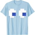 thumbnail image 1 of T-Shirt Rétro Costume Groupe Yeux de Fantôme de Jeu d'Arcade - Blanc - m, 1 of 4