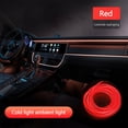 thumbnail image 2 of CEHVOM Car Cold Light Atmosphere Lamp Interior Light Guide Led Atmosphere Lamp EL Luminous Line 5 Meters + Lighter Universal Car Decorative Lamp Clearance, 2 of 2