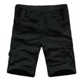 thumbnail image 4 of Solid Men's Color with for Men Pants Multi Pocket and Fashion Mens Cargo Pants with Pockets Summer Leisure Pants Overalls Work Clothes for Men Construction Men's Pants, 4 of 5