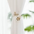 thumbnail image 1 of DIANWUDG Sangle de Rideau à Ouverture Florale Boucle de Rideau Personnalisée Boucle de Rideau Sim-ple en Métal B-utterfly, 1 of 6