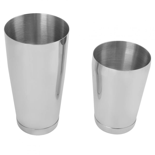 Cocktail Shaker, Boston Shaker Bartender Shaker Stainless Steel Boston Shaker, Cafes For Bar Silver