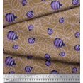 thumbnail image 4 of Soimoi Green Heavy Satin Fabric Cedar Tree Print Sewing Fabric Yard 54 Inch Wide, 4 of 5