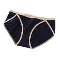 thumbnail image 2 of Value for Money,Women's Seamless High Slit Underwear, Color Blocked, Plus Size, Soft Material, Comfortable Fit, Everyday Wear, Breathable, Seamless Design Versatile Style|Cotton,Blue, 2 of 8