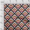 thumbnail image 1 of oneOone Cotton Poplin Fabric Argyle Style Ikat Print Sewing Fabric BTY 42 Inch Wide, 1 of 4