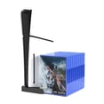 thumbnail image 2 of Base de Console pour PS5 Slim avec 11 Emplacements de Cartouches de Jeu Support de Rangement pour Édition Numérique et Disque Accessoires, 2 of 6