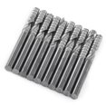thumbnail image 1 of 1/8inch Cutting Edge 10pcs Tungsten Carbide End Mill Milling Kit Set Ball Nose End CNC Router Bits For Home Industrial, 1 of 8