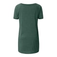 thumbnail image 4 of T-Shirt à Manches Courtes Printemps Été pour Femme pour Leggings à Col en V, 4 of 5
