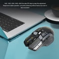 thumbnail image 4 of 3 Mode PC Mouse, Macro Programmable 2.4G Wired  10 Keys Sensitive Gaming Mouse 5 Adjustable DPI with 11 RGB Light for IOS for  White,Yellow,Black, 4 of 7
