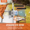 thumbnail image 3 of STAWAY Barbecue Rôtissoire 42W - Capacité de 135LBS, Hauteurs Réglables, Acier Inoxydable Facile à Nettoyer, Parfait pour Cochon, Agneau et Poulet, 3 of 9