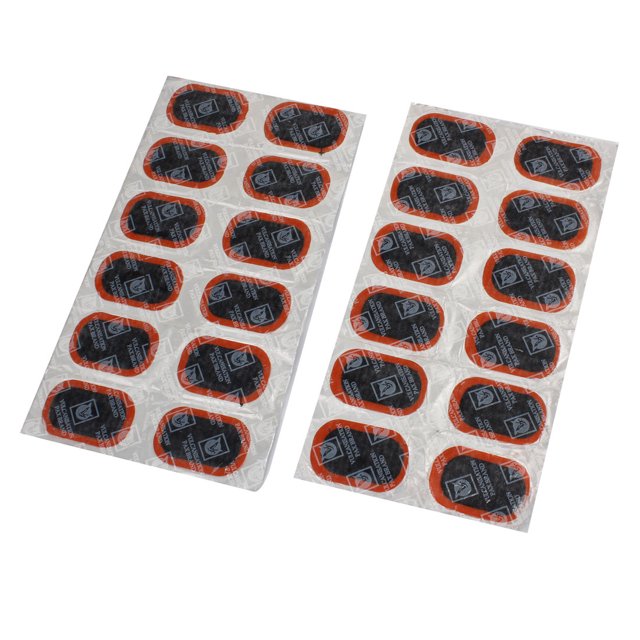 Unique Bargains 24 Pcs Tire Puncture Repair Patches Replacement Parts for Car